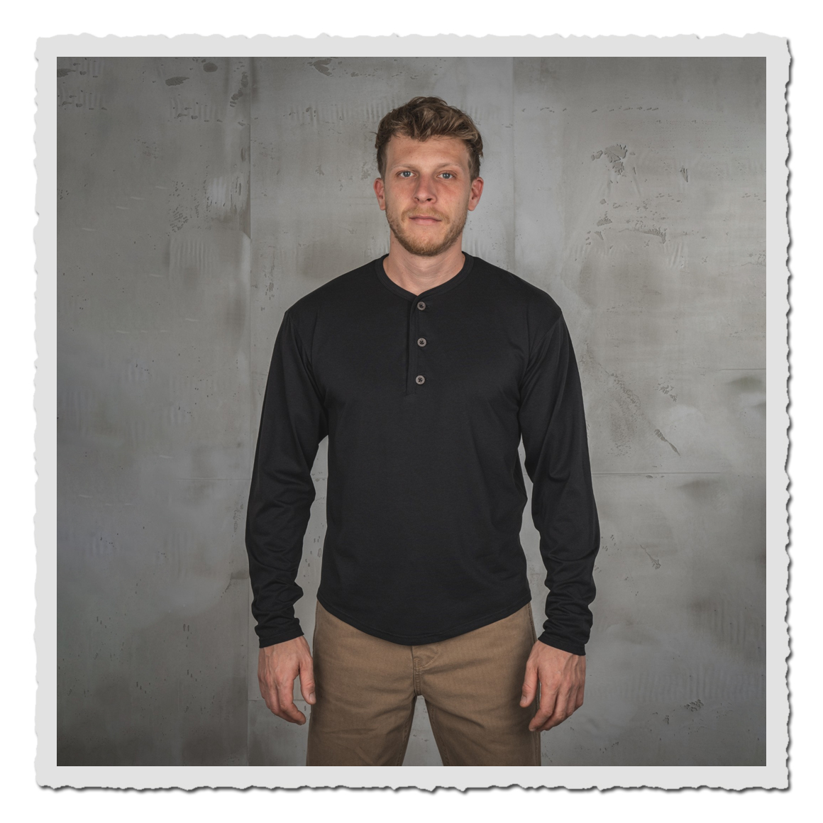 1963 Roadie Shirt Long Sleeve Texas Black